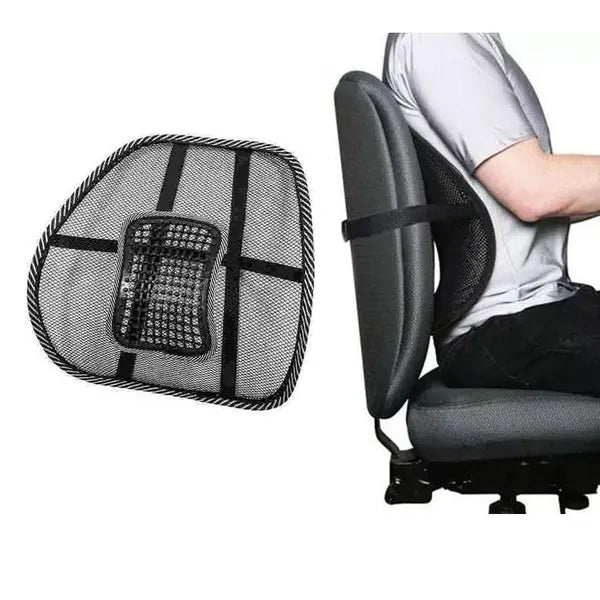 LumbarConfort™ Convierte cualquier silla en un asiento más cómodo